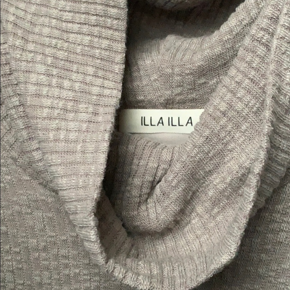 T-Shirt Shirt Dress (Turtle-Neck)